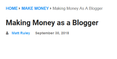 Haciendo dinero como blogger
